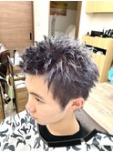 スパイキーショート×シルバーカラー