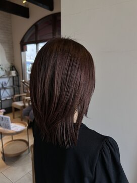 ヴィアンカ(Vianca) レイヤーボブ×ラベンダーブラウン