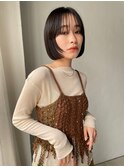 ワイドバングボブ　ショートボブ