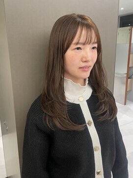 ローレンアオ(LOREN AO) 【LOREN AO】レイヤーカット/オリーブベージュ/ダブルカラー