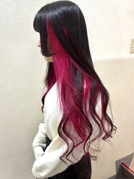 ヘブンリー(heavenly) マゼンタピンク/インナーカラー/インナーブリーチ/ピンクレッド