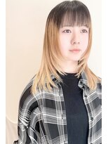 ネオリーブカップ 町田店(Neolive capu)&nbsp;ハイトーンレイヤー　メルティカラー　似合わせカット