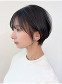 ショート美髪顔周りレイヤーおくれ毛_ba499661