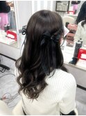 ガーリースタイル/心斎橋/ヘアメ/セットサロン