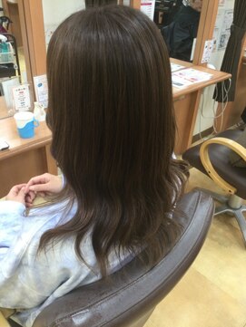 ヒラトヤ 肴町店 大人可愛いシースルーバングチョコレートベージュ♪20代30代40代