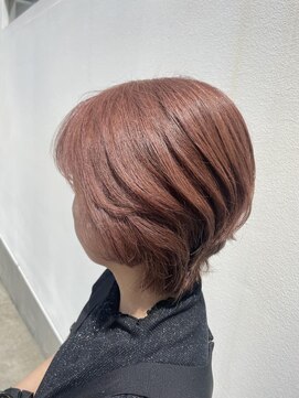 ベリー(berry) ピンクベージュ×ショートボブ★