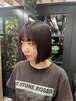 プラムカラー×顔まわりウルフ《西新店》