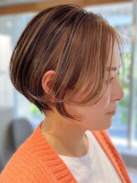 ワン バイ ジエクト(One by The Ect) 似合わせボブ◇髪質改善カラー・マロンベージュ