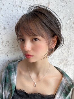 リファイン 立花店(Refine)の写真/【JR立花徒歩2分】ハイライト/イヤリングカラー/デザインカラーもお任せください★通いやすい価格も人気！