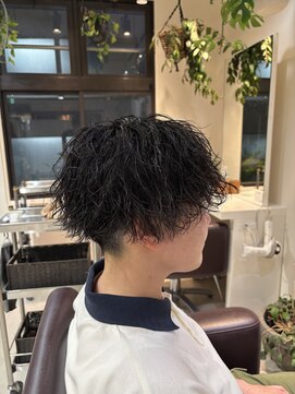 サラジュ 梅田店(SARAJU) sarajuオオミ　ツイストスパイラルパーマ　２ブロック