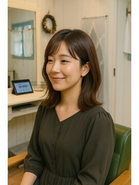 シュシュ(Chou Chou) ナチュラル可愛い鎖骨ミディアム