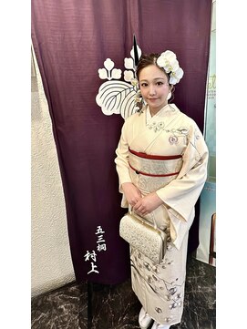五三桐 村上 1番人気◎総刺繍胡蝶蘭 訪問着◎162センチ迄の方にオススメ♪