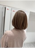 明るい白髪染めハイライト