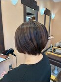 丸みショートボブ