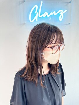 グランツ(GLANZ) GLANZ_黒髪/小顔/オリーブグレー/ココアベージュ