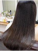 くびレイヤー グレーベージュ 白髪染め 白髪ぼかし 髪質改善