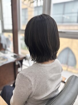 ヘアメイク デザート(HAIR MAKE DESART) 木村法子【ダークターコイズカラー×レイヤーボブ】