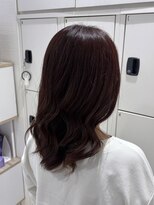 ケンジ 平塚 アネッタ(KENJE annetta)&nbsp;【ワンカラー】艶髪ワインレッドブラウン