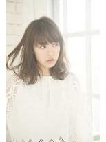 アドラーブル 長岡リップス旭岡店(adorable)&nbsp;透明感×ツヤ感☆小顔見せセミディstyle