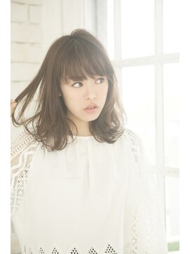 アドラーブル 長岡リップス旭岡店(adorable) 透明感×ツヤ感☆小顔見せセミディstyle