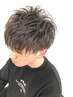 カット＋パーマ  ミディアム＋550円、ロング＋1100円