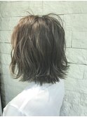 やわらかベージュ外ハネボブ/30代40代50代札幌駅美容室