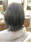 外ハネパーマ