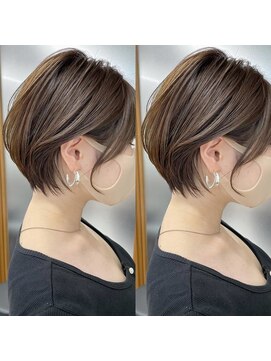 ローウェ 表参道(Louwe) 髪質改善/透け感グレージュ/白髪ぼかし/ハイライト/表参道/青山