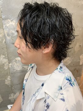 アカ(ACA) センターパートツイストスパイラルパーマツイストパーマ札幌大通