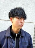 ゆるめ波巻きスパイラルパーマ