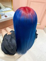 シェリエ(Cherie) 根本カラー/オーシャンブルー/レッドカラー