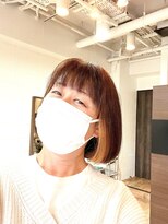 レイルヘアーデザイン(reil HAIR DESIGN) タッセルボブ＋イヤリングカラー