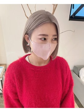 ザ オーダー(THE ORDER) ハイトーンボブホワイトベージュブロンド