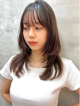 ロンドアベニール 北千住(Lond avenir) レイヤーカット　ナチュラルブラウン　西田大樹