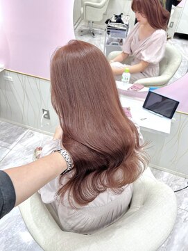 アディション 新宿(ADITION) ピンクベージュ/レイヤーカット