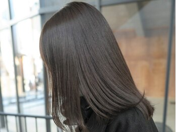ケリーアン 太田(kelly.un)の写真/【髪質改善×縮毛矯正】サラ艶髪・柔らかな質感に［太田/足利/髪質改善/ブリーチ/ダブルカラー/縮毛矯正］