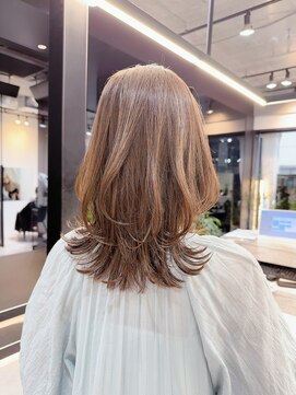 ファンナギンザ(FaNNa ginza) フェイスレイヤー/くびれミディ/韓国ヘア/シースルーバング/前髪