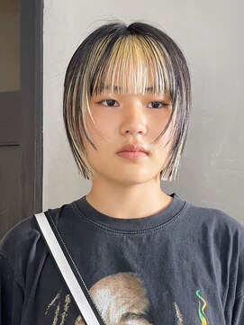 アイティー バイ アルバム 中野店(IT by ALBUM) フレンチカジュアルニュアンスカラーグレーベージュ_ba483721