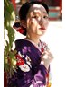 《 前撮りや結婚式 》振袖の着付け ＋ ヘアセット　￥24,200 → ￥20,900