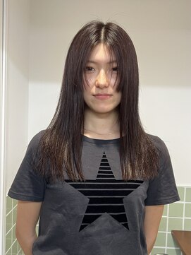 ニコ トウキョウ 渋谷(nico TOKYO) レイヤーカット/顔まわりカット/姫カット/オリーブベージュ