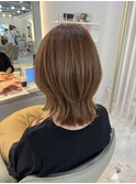 【高めレイヤーのウルフボブ】