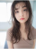 人気のセミウェットなロングスタイル20代/30代/40代/庭瀬