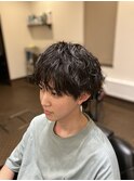 1ヶ月後の波巻きパーマカット