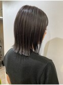 ＊切りっぱなしロブ×アッシュブラック