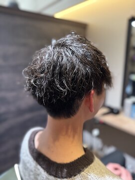 エクファフォーメン(EX-FA FOR MEN) ダークアッシュ/ニュアンスパーマ/韓国マッシュ/スペインカール