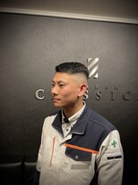 バーバークラシックス(BARBER CLASSICS)&nbsp;震災スキンフェード×濡れパン
