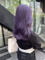 ソル ジングウマエ(SOL JINGUMAE)&nbsp;ラベンダーカラーブルーカラーパープルカラー顔周りレイヤー韓国