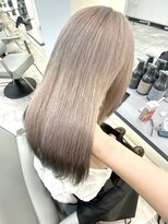 ダブルトーキョー シブヤ(W-TOKYO SHIBUYA)&nbsp;【ホワイトベージュ】デザインカラー レイヤーカット