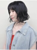 ＊｜ゆるふわパーマボブウェーブニュアンスパーマ大人ボブパーマ