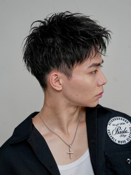 フィフス 渋谷(fifth) ラフな質感の無造作パーマ×スパイキーショートスタイル